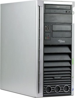 Fujitsu-Siemens Celsius W360 Tower Core 2 Duo 2,8 / 4 GB / 160 GB / DVD / Win 10 (Update)