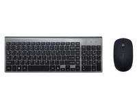 Bezprzewodowa klawiatura + mysz BNH-K-05 szara