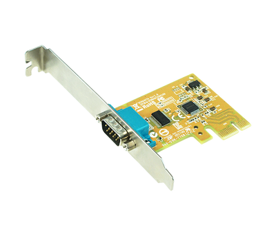 Poleasingowy kontroler 1 x COM (RS-232) SER6427A / Sunix SUN2212 / PCI-e x1 / wysoki profil