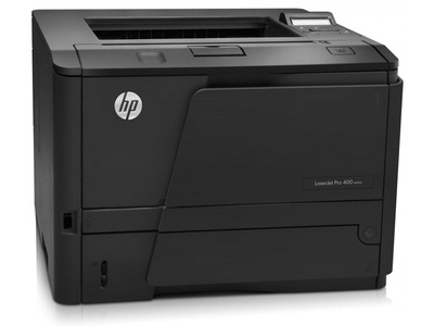 HP LaserJet M401d (przebieg 30-50 tyś.) / Pełny Toner (6,9 tyś. stron)