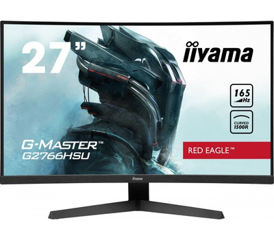 Nowy Iiyama G-Master G2766HSU-B1 RedEagle, zakrzywiony z głośnikami