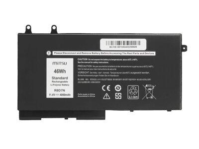 Bateria Mitsu do Dell Latitude 5400, 5410, 5500, 5510 - BC/DE-5510