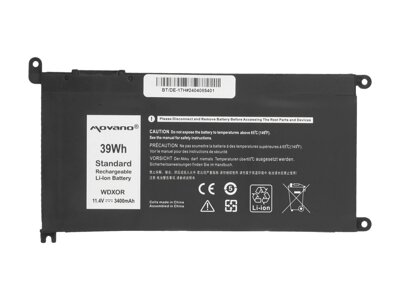 Bateria Movano do Dell Vostro 14 (5468), Inspiron 15 (5568) - 3400mAh - BT/DE-17H