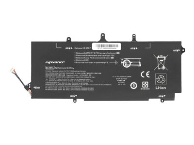 Bateria Movano do HP EliteBook Folio 1040 G1, G2