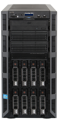 Dell PowerEdge T630 2 x Xeon E5-2630 v3 (8 rdzeni) 2,4 GHz / 32 GB / - / PERC H730 / 2 x zasilacz