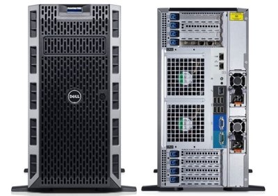 Dell PowerEdge T630 2 x Xeon E5-2630 v3 (8 rdzeni) 2,4 GHz / 32 GB / - / PERC H730 / 2 x zasilacz