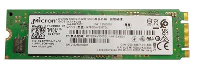 Dysk SSD / Micron 1300 / 256 GB / M.2 SATA