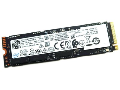 Dysk SSD NVMe / Intel SSDPEKKF256G8 / 256 GB / M.2 PCIe 3.0