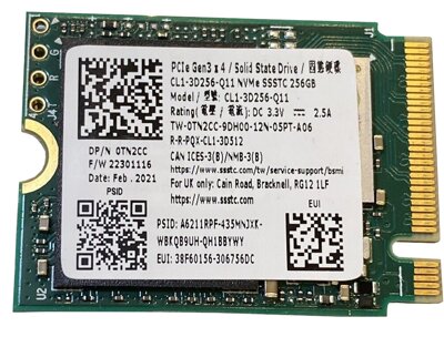 Dysk SSD NVMe / Lite-On CL1-3D256-Q11 / 256 GB / M.2 2230 PCIe 3.0