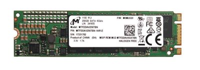 Dysk SSD SATA / Micron 1100 / 256 GB / M.2