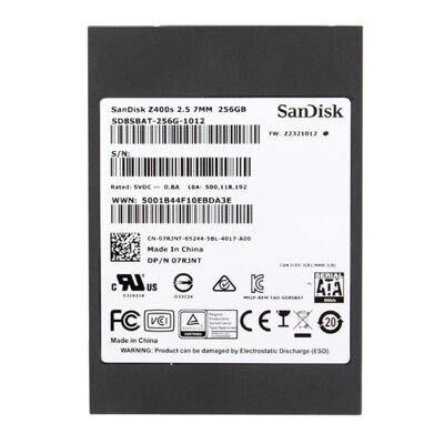 Dysk SSD / SanDisk Z400s / 256 GB / SATA III / 2,5''