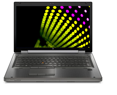 HP EliteBook 8770w Core i7 3520M (3-gen.) 2,9 GHz / 16 GB / 240 SSD / 17,3'' HD+ / Win 10 Prof. (Update) + Quadro K5000M / Klasa A-