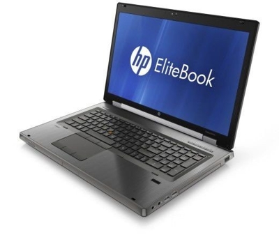 HP EliteBook 8770w Core i7 3520M (3-gen.) 2,9 GHz / 8 GB / 240 SSD / 17,3'' HD+ / Win 10 Prof. (Update) + Quadro K5000M / Klasa A-