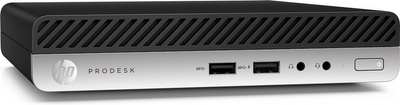 HP ProDesk 400 G4 Mini Core i3 8100T (8-gen.) 3,1 GHz / 16 GB / 960 SSD / Win 11 Pro