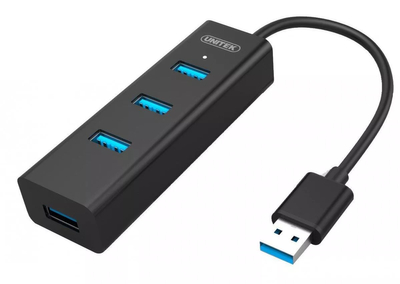 HUB USB Unitek Y-3089 4 x USB 3.0 / czarny