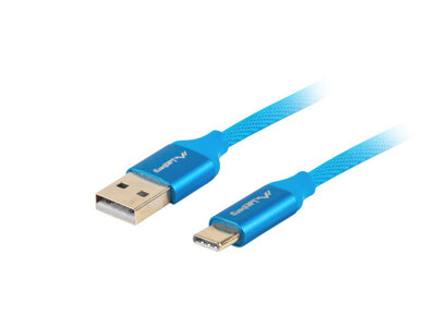 Kabel LANBERG USB-A do USB-C 2.0 1M