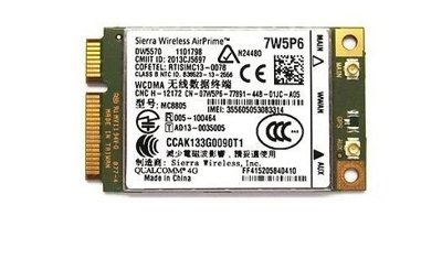 Modem SIERRA AirPrime WWAN Dell DW5570 7W5P6 do Dell e6540 itp. 4G,