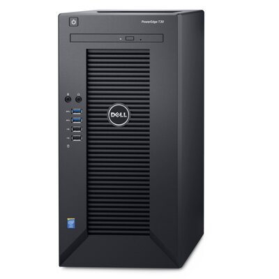 Nowy Dell PowerEdge T30 Tower Xeon E3 1225 v5 3,3 GHz / 16 GB / 2x WD RED SA500