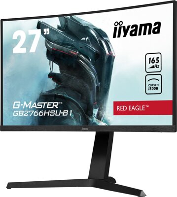 Nowy Iiyama G-Master GB2766HSU-B1 RedEagle, zakrzywiony z głośnikami 165Hz