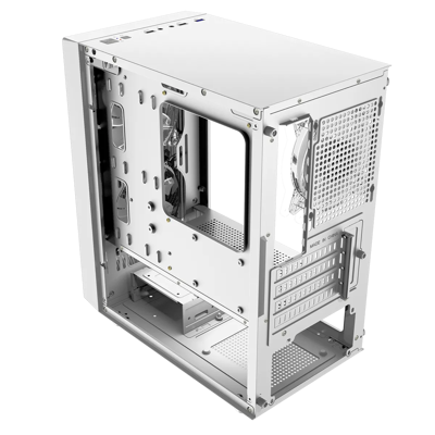 Nowy gamingowy Logic Aramis biały ARGB MINI AMD Ryzen 5 4500 3,6 GHz / 32 GB / 480 SSD / Win 11 + Nvidia RTX 4060 [8GB]