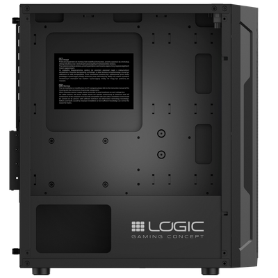 Nowy gamingowy Logic Aramis czarny ARGB MINI AMD Ryzen 5 4500 3,6 GHz / 16 GB / 480 SSD / Win 11 + Nvidia RTX 3060 [8GB] 