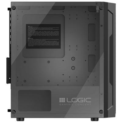 Nowy gamingowy Logic Aramis czarny ARGB MINI AMD Ryzen 5 4500 3,6 GHz / 16 GB / 480 SSD / Win 11 + Nvidia RTX 3060 [8GB] 