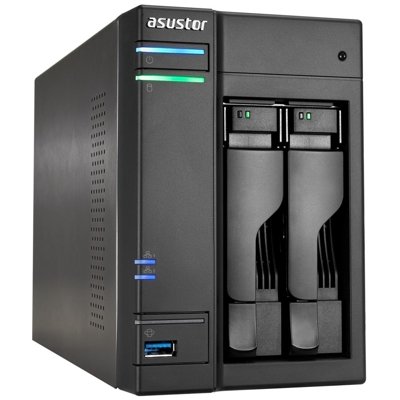 Poleasingowy serwer plików NAS Asustor AS6302T 2GB RAM 2 x 4TB HDD WD RED