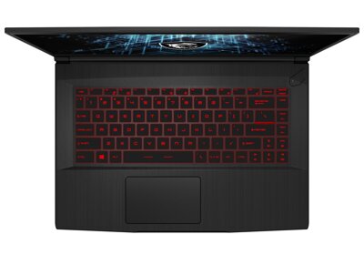 Powystawowy gamingowy MSI GF65 Thin 10UE Core i7 10750H (10-gen.) 2,6 GHz / 16 GB / 240 SSD / 15,6'' FullHD / Win 11 + GeForce RTX 3060