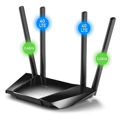 Router bezprzewodowy CUDY LT400 4G LTE Wi-Fi 4 300Mb/s