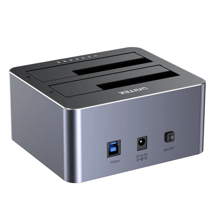 Stacja dokująca UNITEK Y-3026GY01-EU 2 x SATA III | USB 3.1 | KLONOWANIE DYSKÓW 