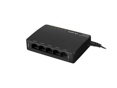 Switch niezarządzalny PoE Lanberg DSP3-1005 5-portowy 60W